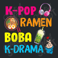 Kpop Ramen Boba Kdrama Korea Music Lover Fans Girls Boys Crewneck Sweatshirt | Artistshot