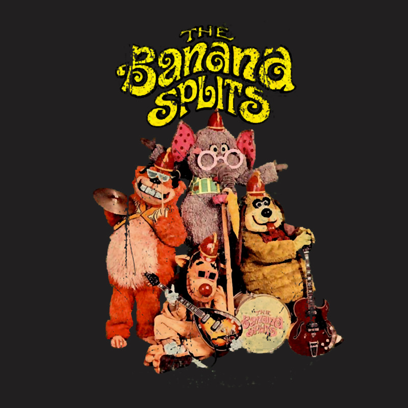 Banana Splits - Distressed, Vintage T-Shirt by poppyallen | Artistshot