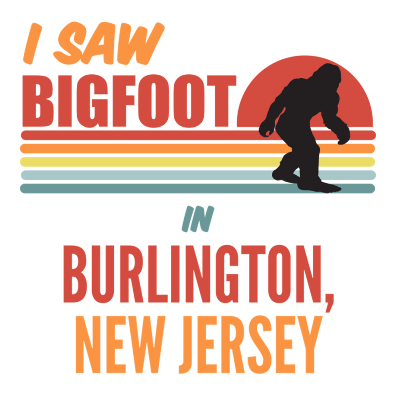 Bigfoot Lives In Burlington New Jersey Sweatshirt V-neck Tee | Artistshot