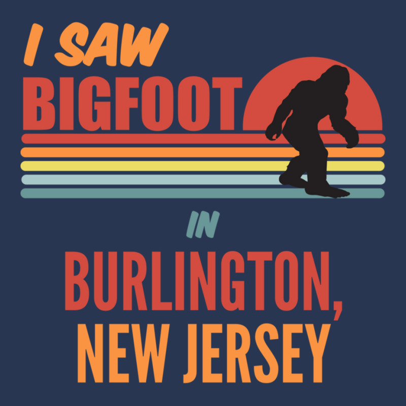 Bigfoot Lives In Burlington New Jersey Sweatshirt Men Denim Jacket | Artistshot