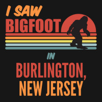 Bigfoot Lives In Burlington New Jersey Sweatshirt Medium-length Apron | Artistshot