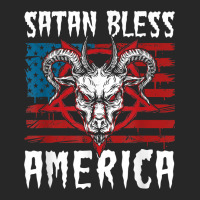 Satan Bless America American Flag 4th Of July T Shirt Men's T-shirt Pajama Set | Artistshot