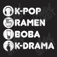 Kpop Ramen Boba Kdrama Korean T-shirt | Artistshot