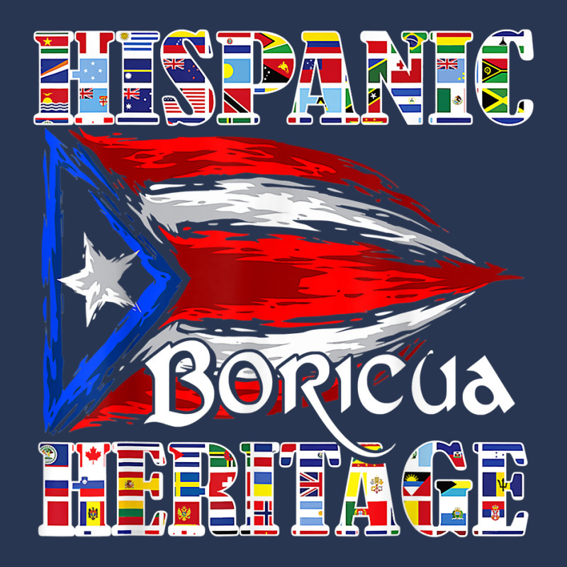 Hispanic Heritage Boricua Puerto Rican Flag Latin America T T Shirt Men Denim Jacket by spizerrleppleq | Artistshot