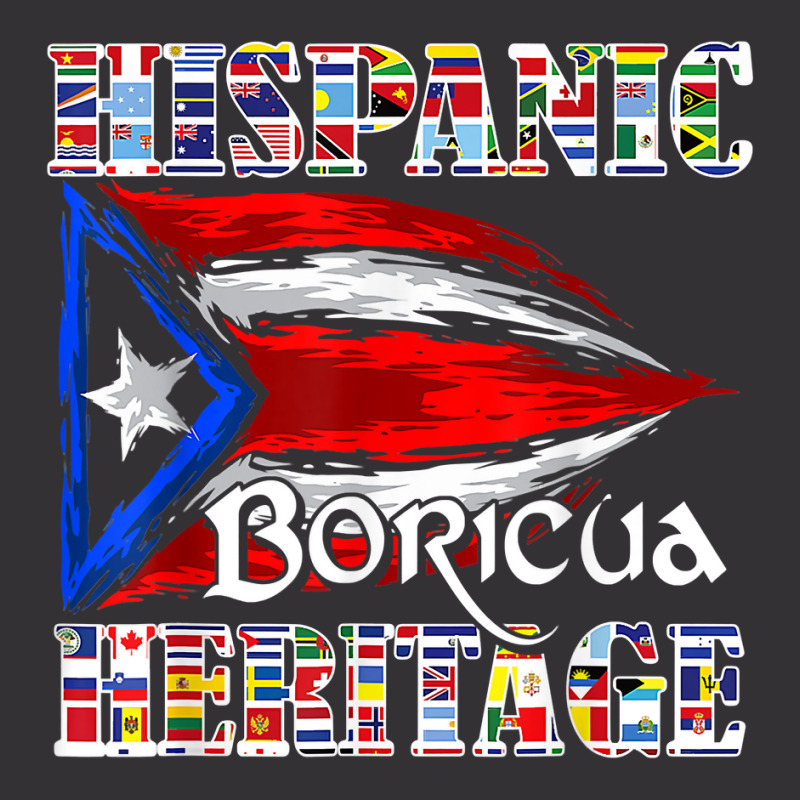 Hispanic Heritage Boricua Puerto Rican Flag Latin America T T Shirt Vintage Short by spizerrleppleq | Artistshot