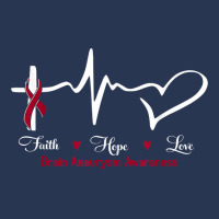 Faith Hope Love Brain Aneurysm Awareness Burgundy Ribbon T Shirt Ladies Denim Jacket | Artistshot