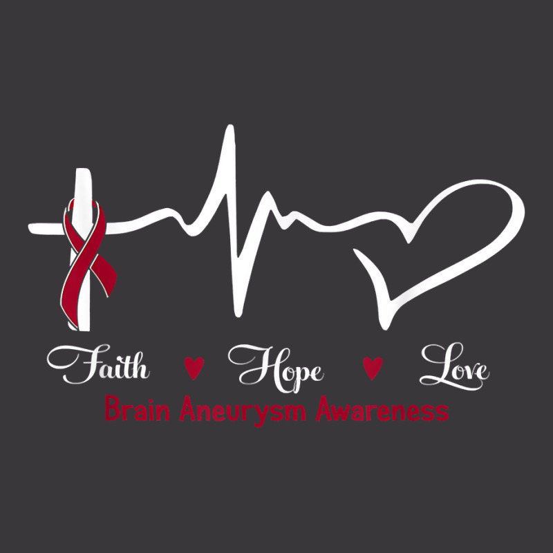 Faith Hope Love Brain Aneurysm Awareness Burgundy Ribbon T Shirt Ladies Curvy T-Shirt by riogasehzilahiy | Artistshot