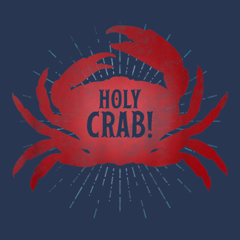 Holly Crab Funny Gift Tee Shirt Crustacean Zoology Nerd Men Denim Jacket | Artistshot