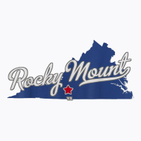 Rocky Mount Virginia Va Map T Shirt T-shirt | Artistshot