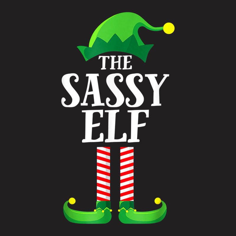 Sassy Elf Matching Family Group Christmas Party Pajama T Shirt T-shirt | Artistshot