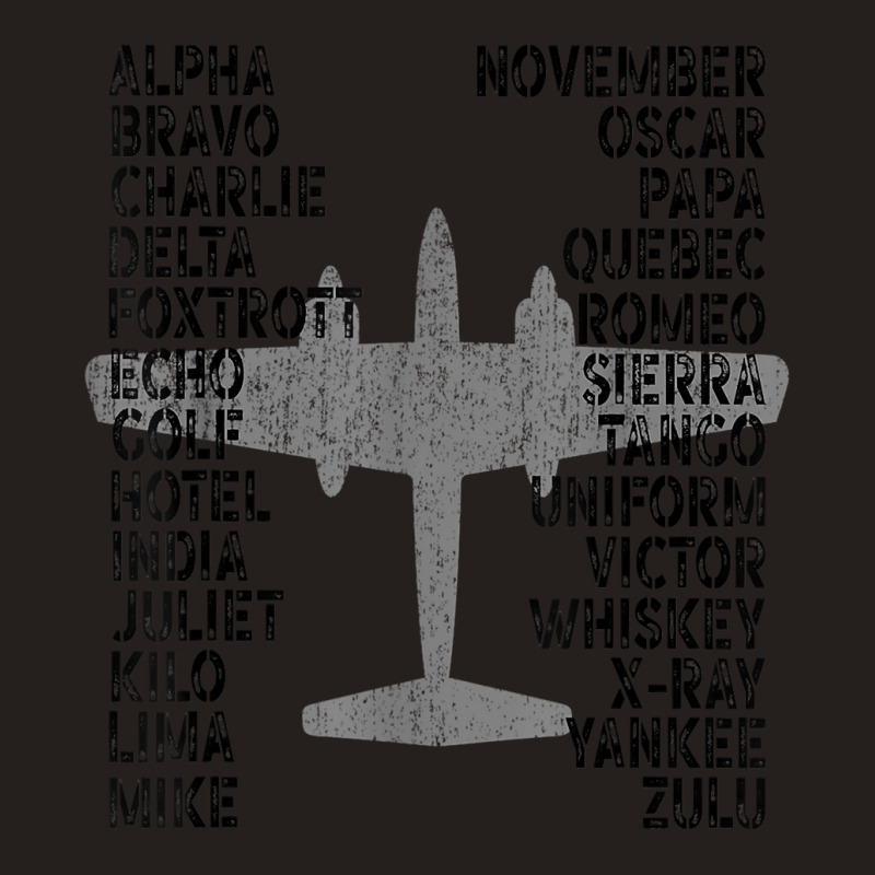 Phonetic Alphabet Airplane Pilot Flying Aviation Plane T-shirt Tank Top | Artistshot