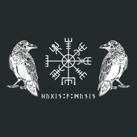 Vegvisir Ravens Odin's Hugin And Munin T Shirt Women's Triblend Scoop T-shirt | Artistshot