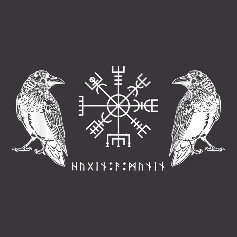 Vegvisir Ravens Odin's Hugin And Munin T Shirt Ladies Curvy T-Shirt by cm-arts | Artistshot