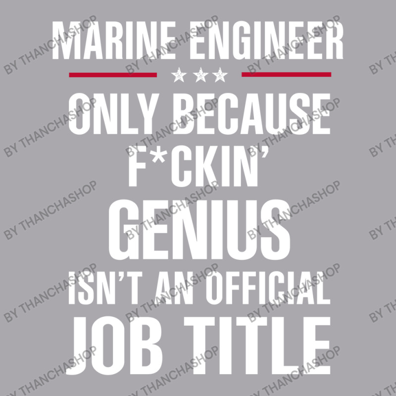 Gift For F Ckin' Genius Marine Engineer Youth 3/4 Sleeve by thanchashop | Artistshot