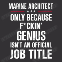 Gift For F Ckin' Genius Marine Architect Vintage Short | Artistshot