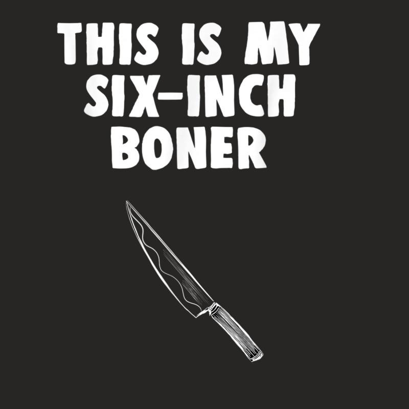 Funny Butcher T Shirt Boning Knife Humor Gift Ladies Fitted T-Shirt by cm-arts | Artistshot