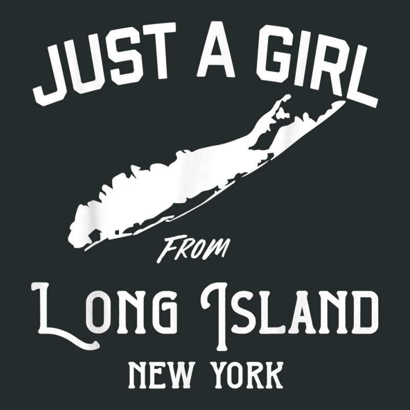 Long Island New York Souvenir For Women, Girl, Wife Map T Shirt Women's Triblend Scoop T-shirt by cm-arts | Artistshot