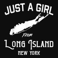 Long Island New York Souvenir For Women, Girl, Wife Map T Shirt Crop Top | Artistshot