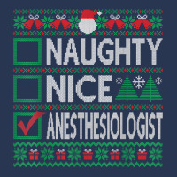 Naughty Nice Anesthesiologist Christmas List Ugly Sweater T Shirt Ladies Denim Jacket | Artistshot