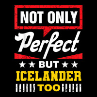 Not Only Perfect But Icelander Too Funny Icelandic Humor T Shirt Zipper Hoodie | Artistshot