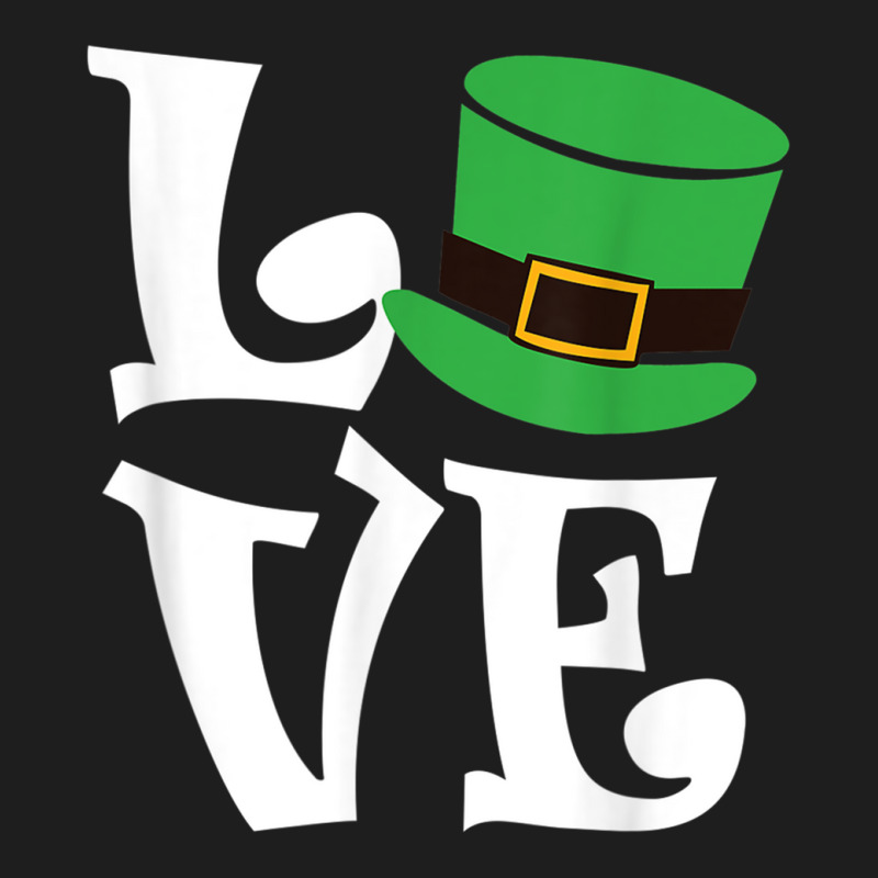 Saint Patrick's Day Love Lettering T Shirt Classic T-shirt by cm-arts | Artistshot