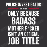 Gift For Badass Police Investigator Vintage Short | Artistshot