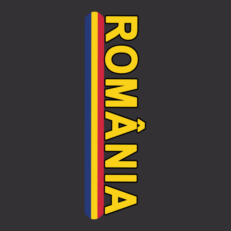 Romanian Language Left Side Text And Flag Stripe Long Sleeve T Shirt Vintage Hoodie by cm-arts | Artistshot