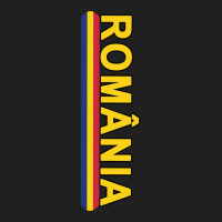 Romanian Language Left Side Text And Flag Stripe Long Sleeve T Shirt Ladies Polo Shirt | Artistshot