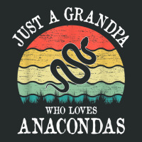 Just A Grandpa Who Loves Anacondas T Shirt Women's Triblend Scoop T-shirt | Artistshot