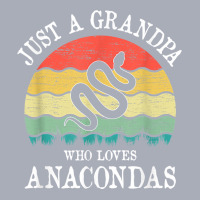 Just A Grandpa Who Loves Anacondas T Shirt Tank Dress | Artistshot