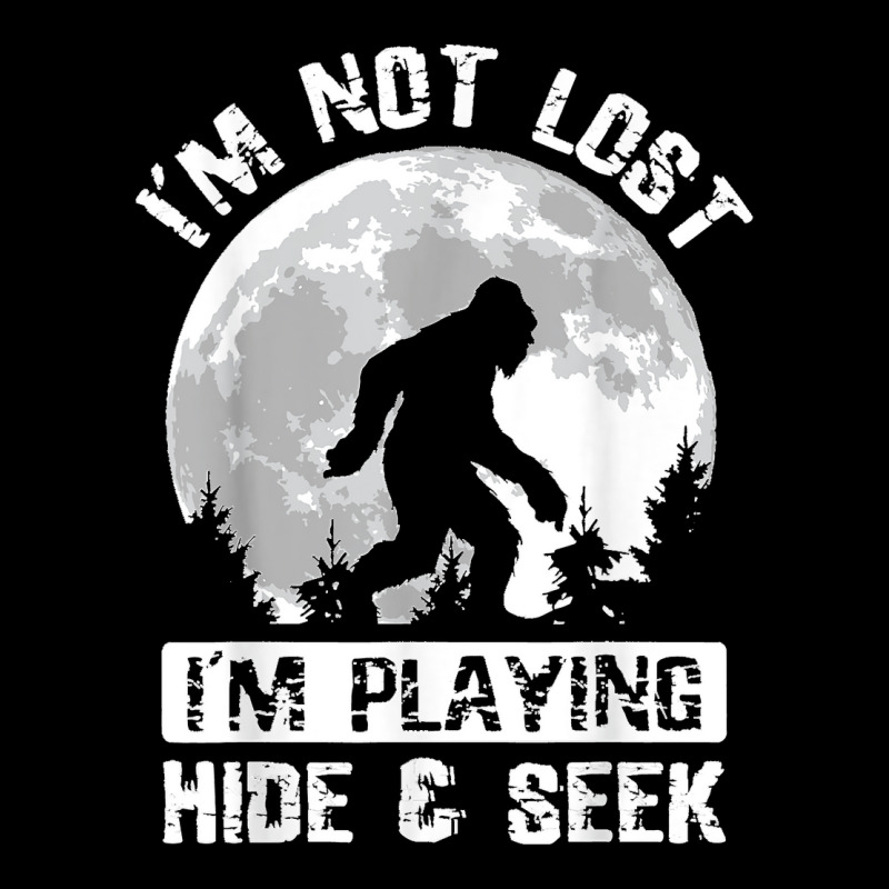 Retro Bigfoot Im Not Lost Im Playing Hide & Seek Sasquatch Unisex Jogger by LisaMarieRangel | Artistshot