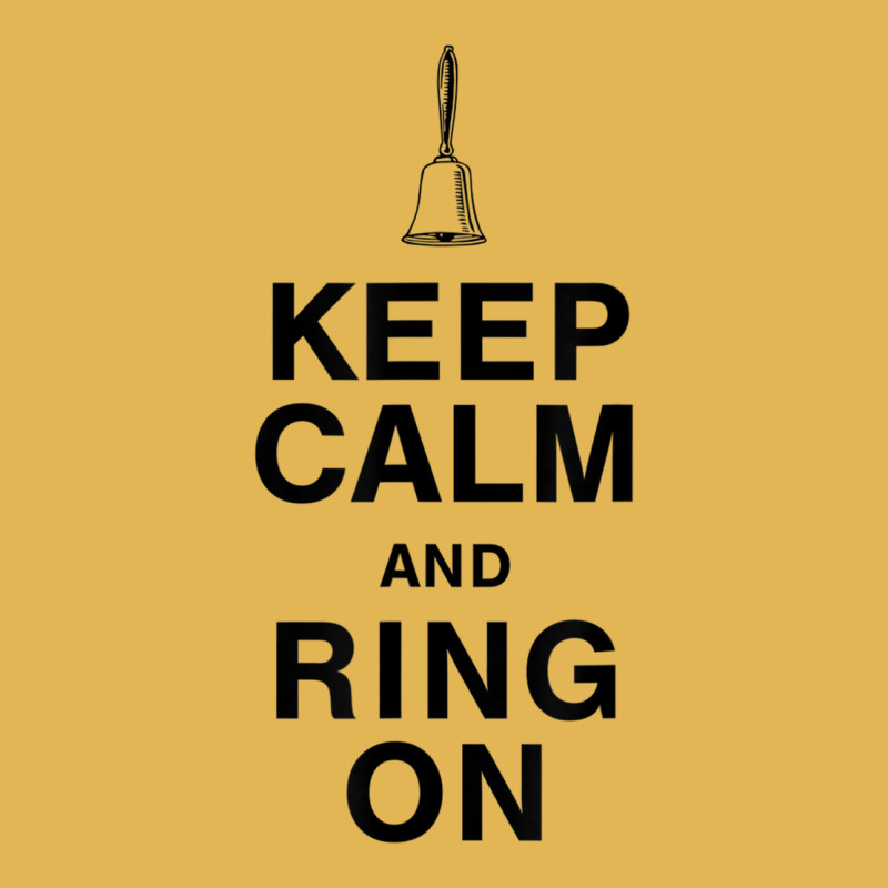 Keep Calm And Ring On For Bell Choir Members Hand Bell T Shirt Vintage Hoodie And Short Set | Artistshot