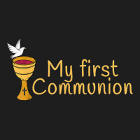 First Communion Christian Church Holy Grandson Son T Shirt Classic T-shirt | Artistshot