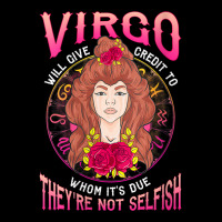 Womens Phantom Designs Zodiac Virgo Girl They're Not Selfish Hippie V Adjustable Cap | Artistshot