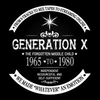 The Forgotten Middle Child Gen X Generation X 60s 70s 80s Women's V-neck T-shirt | Artistshot