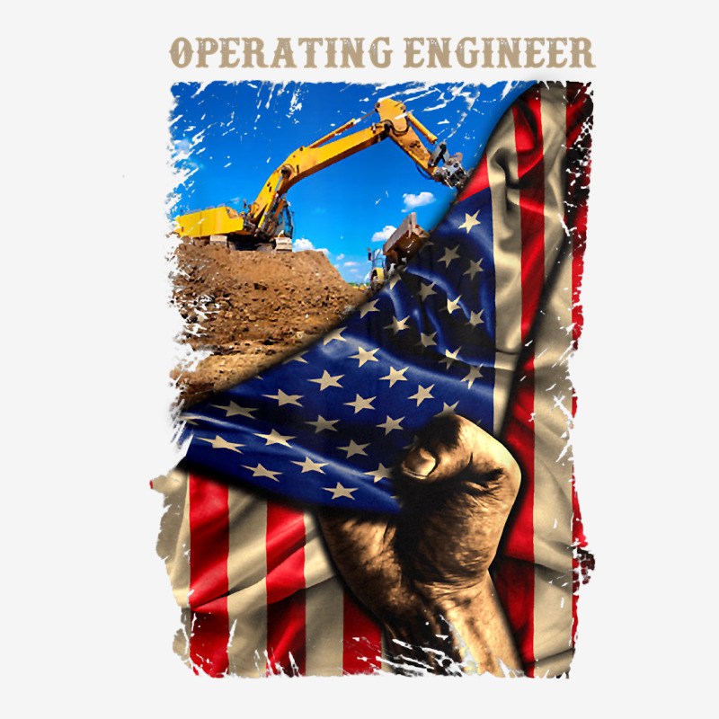 Proud Operating Engineer American Flag Love Job T Shirt Pin-back Button | Artistshot