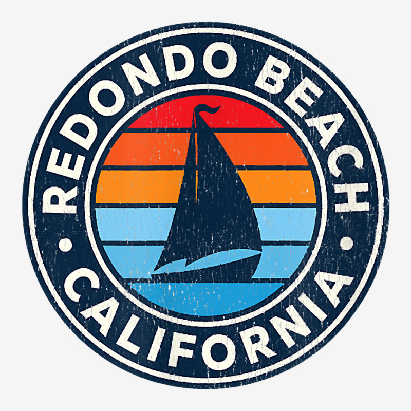 Redondo Beach California Ca Vintage Sailboat Retro 70s T Shirt Pin-back Button | Artistshot