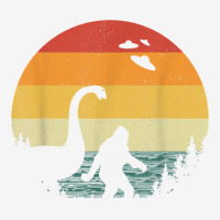 Retro Bigfoot Ufo Abduction 80s Sasquatch Loch Ness Monster T Shirt Pin-back Button | Artistshot