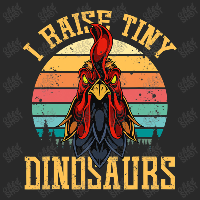 I Raise Tiny Dinosaurs Roosters Chicken Family Chicken Lover Printed Hat | Artistshot