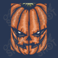 Scary Pumpkin Halloween Black Tee Men Denim Jacket | Artistshot