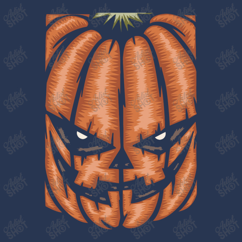 Scary Pumpkin Halloween Black Tee Men Denim Jacket | Artistshot