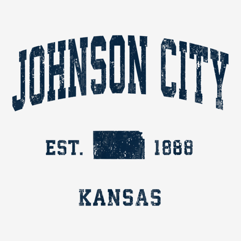 Johnson City Kansas Ks Vintage Athletic Navy Sports Design T Shirt Classic T-shirt | Artistshot