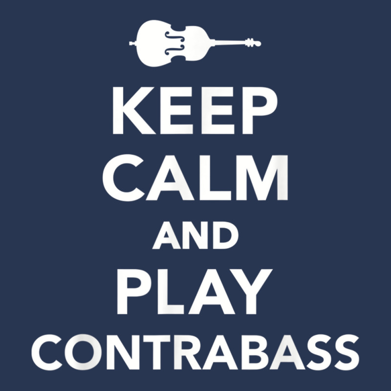 Keep Calm And Play Contrabass T Shirt Ladies Denim Jacket by cm-arts | Artistshot