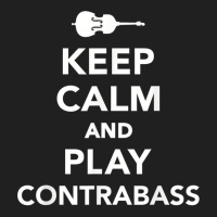 Keep Calm And Play Contrabass T Shirt Ladies Polo Shirt | Artistshot