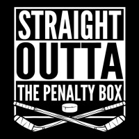 Straight Outta The Penalty Box Hockey Player Gift Hockey Adjustable Cap | Artistshot