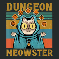 Dungeon Meowster Funny Nerdy Gamer Cat D Dice Rpg Women's Triblend Scoop T-shirt | Artistshot