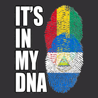 Nicaraguan And Guinean Mix Dna Flag Heritage Premium Vintage Hoodie | Artistshot