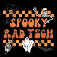 Groovy Spooky Rad Tech Retro Radiologist Halloween Xray Tech T Shirt Baby Beanies | Artistshot