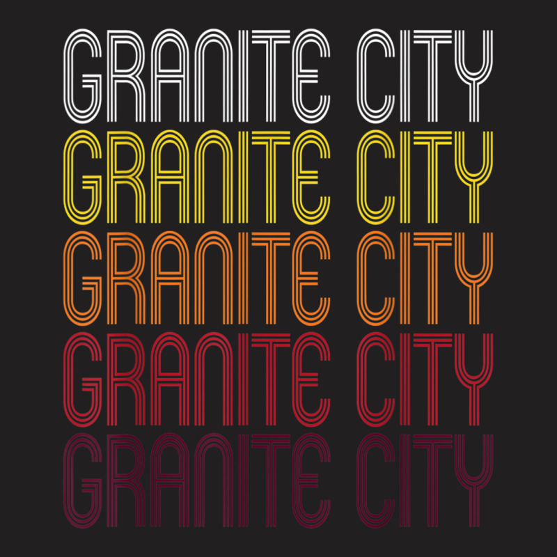 Granite City, Il  Vintage Style Illinois T Shirt T-shirt | Artistshot