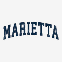 Marietta Georgia Ga Vintage Sports Design Navy Design T Shirt Crew Socks | Artistshot